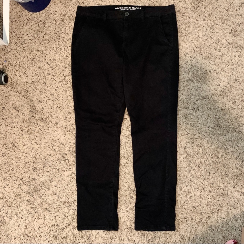 American Eagle black skinny pants